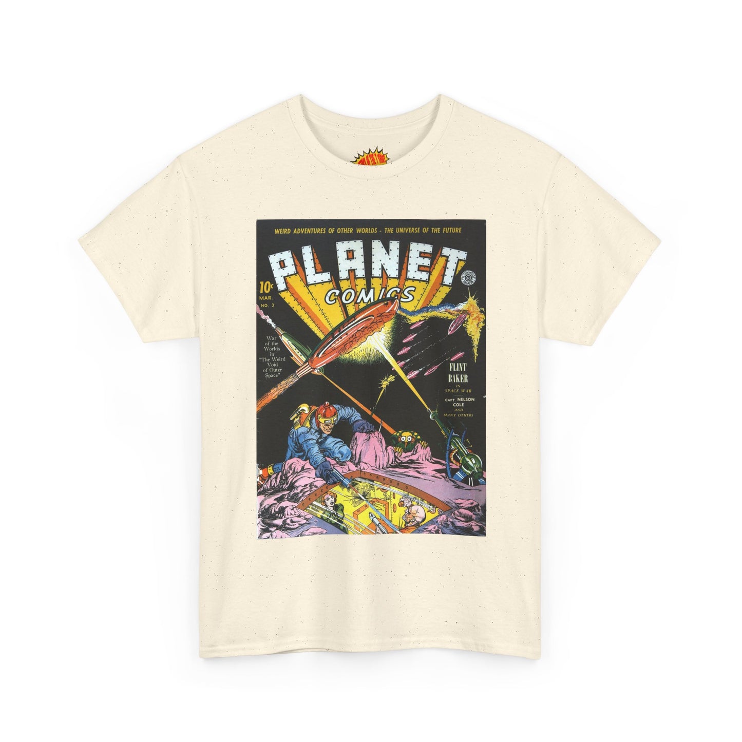 Planet Comics #3 - Heavy Cotton Tee *Light Colors*