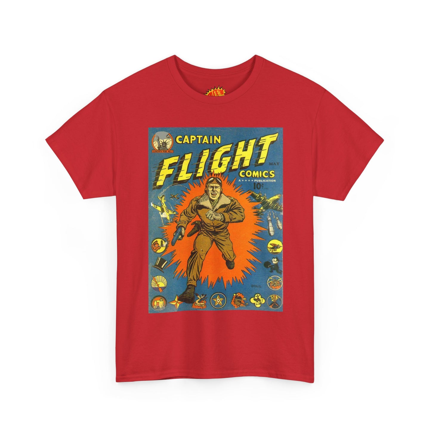Captain Flight May Comic Tee Shirt *Multiple Colors*