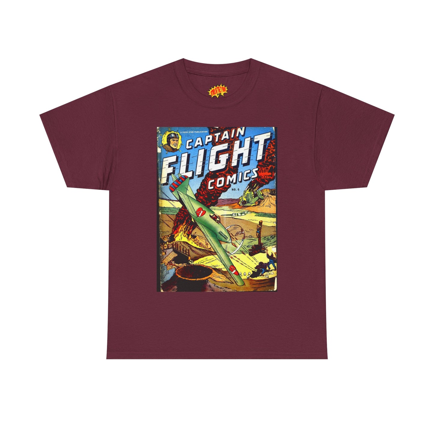 Captain Flight No. 6 Comic Tee Shirt *Multiple Colors*