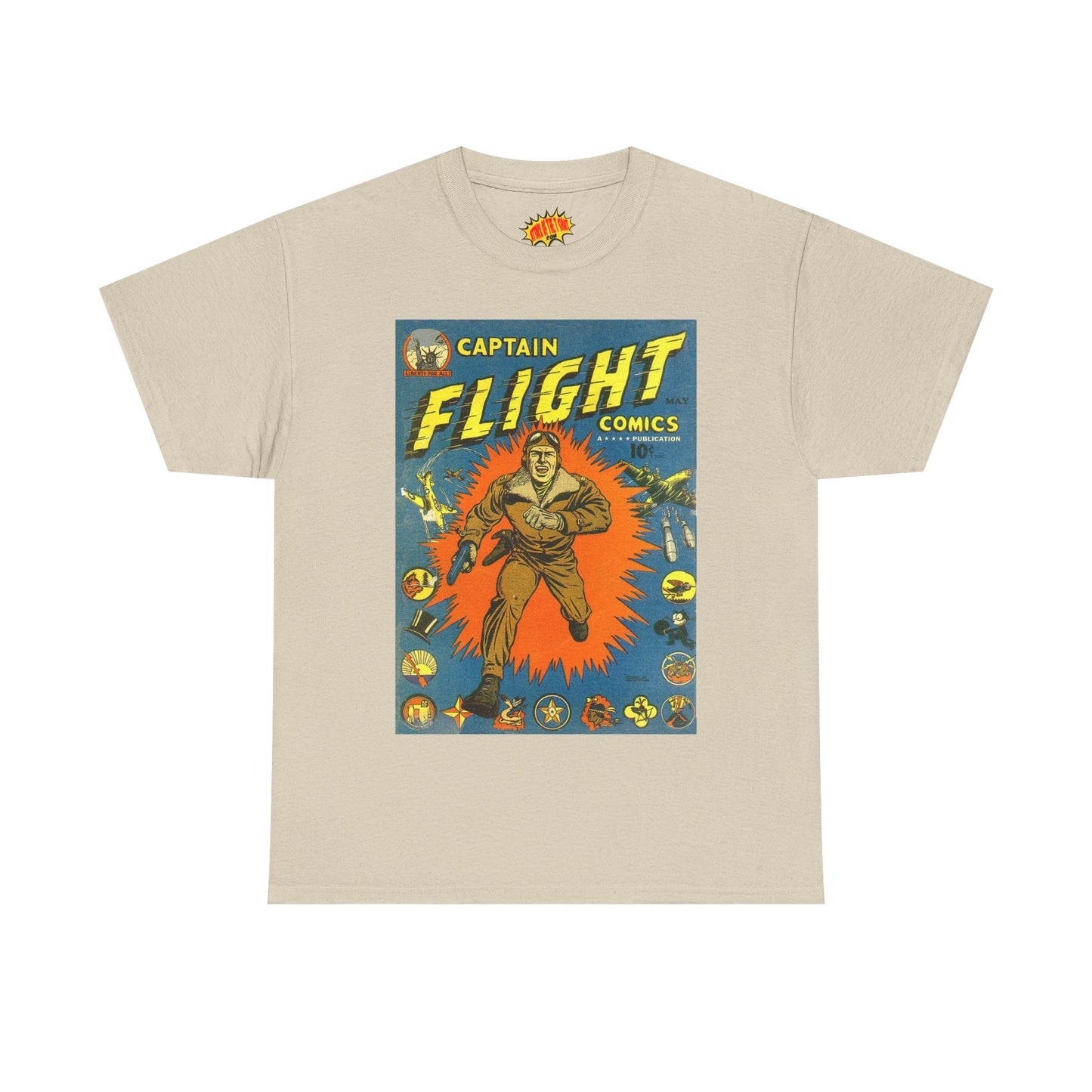 Captain Flight May Comic Tee Shirt *Multiple Colors*