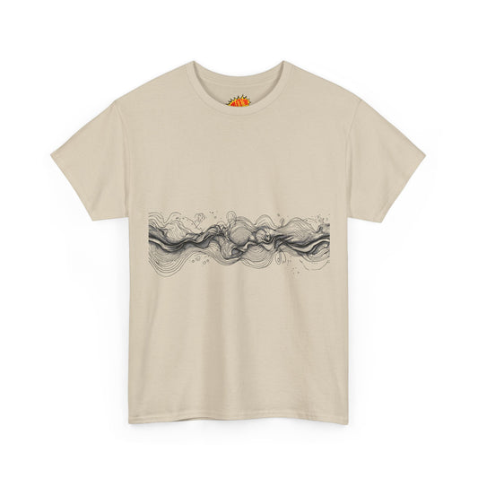Line Drawing Graphic Art Tee Shirt *Multiple Colors*