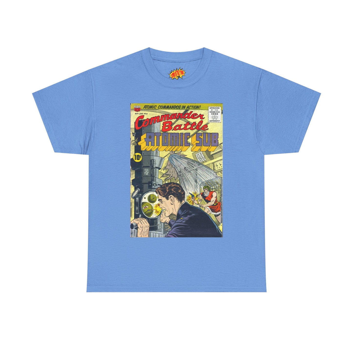 Commander Battle Atomic Sub No. 6 Comic Tee Shirt *Multiple Colors*
