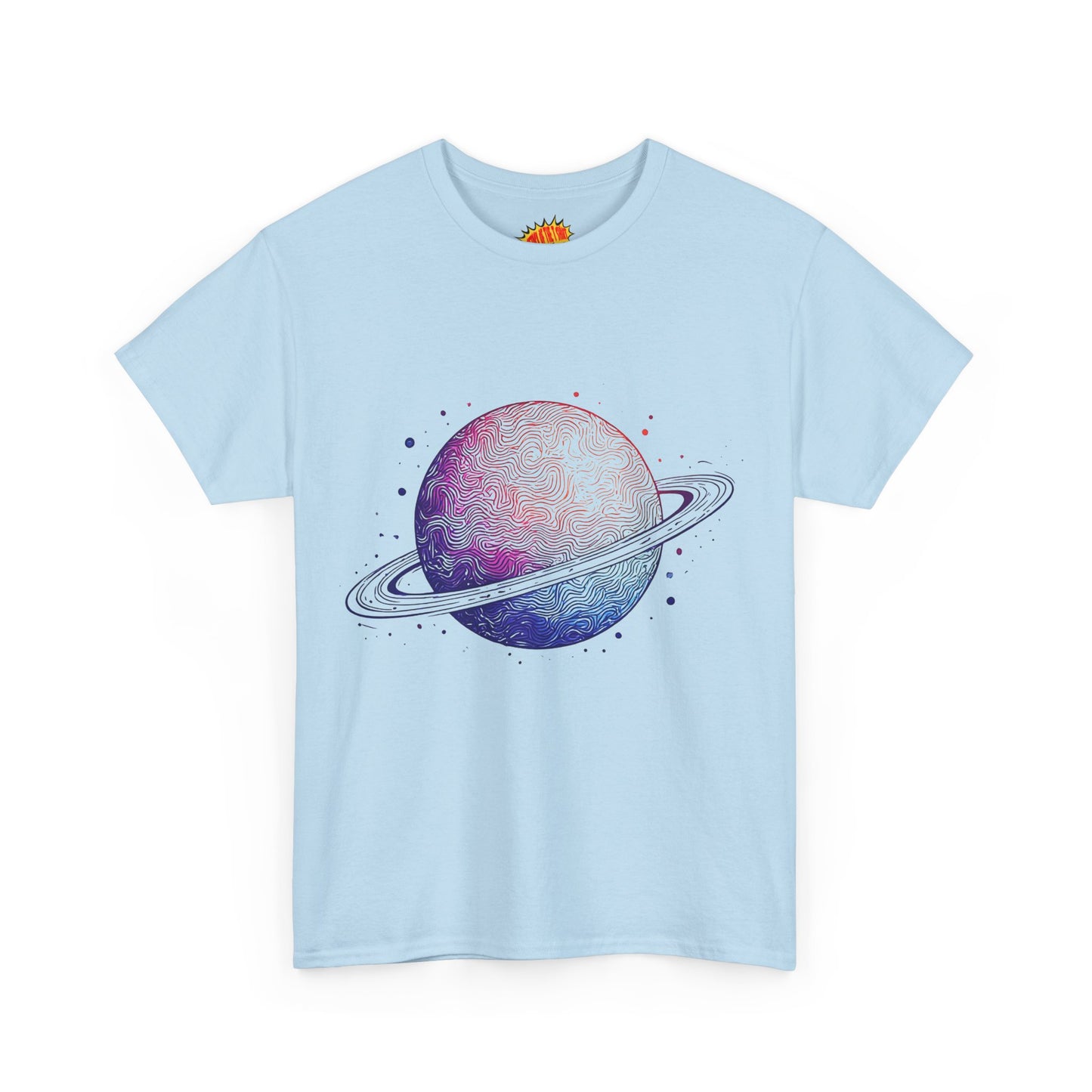 Space Art Ringed Planet Graphic Tee Shirt *Multiple Colors*