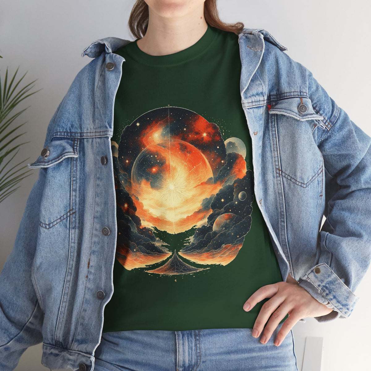Moonscape w/Clouds Graphic Tee Shirt