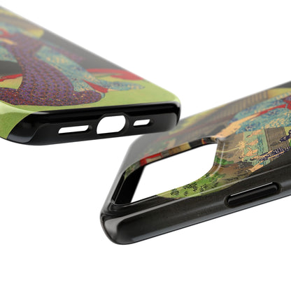 Oji Waterfall by Toyohara Chikanobu, 1890 iPhone Case *Many Sizes Available*