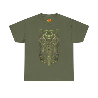 Dryad Flower Succubus Heavy Cotton Forest Dweller Tee Shirt
