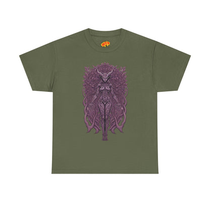 Violet Dryad Heavy Cotton Forest Dweller Tee Shirt
