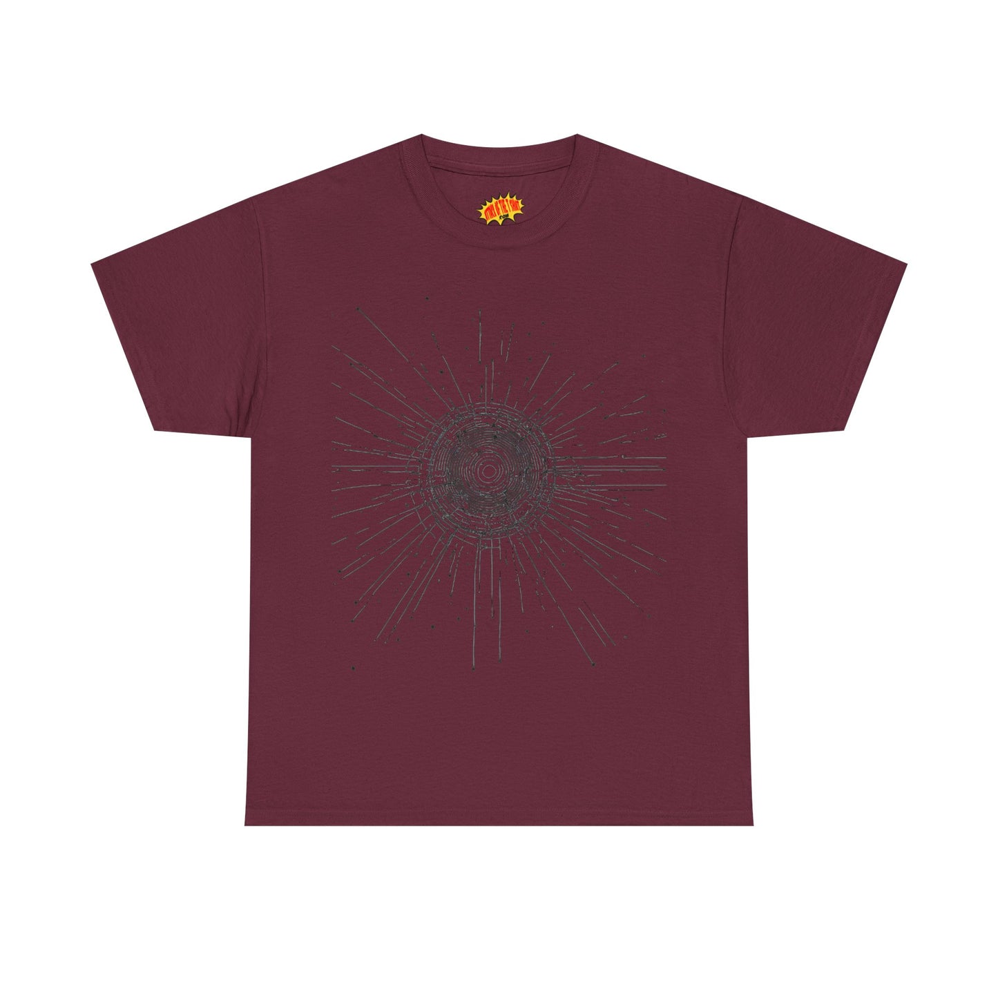 Circle Line Drawing Graphic Art Tee Shirt *Multiple Colors*