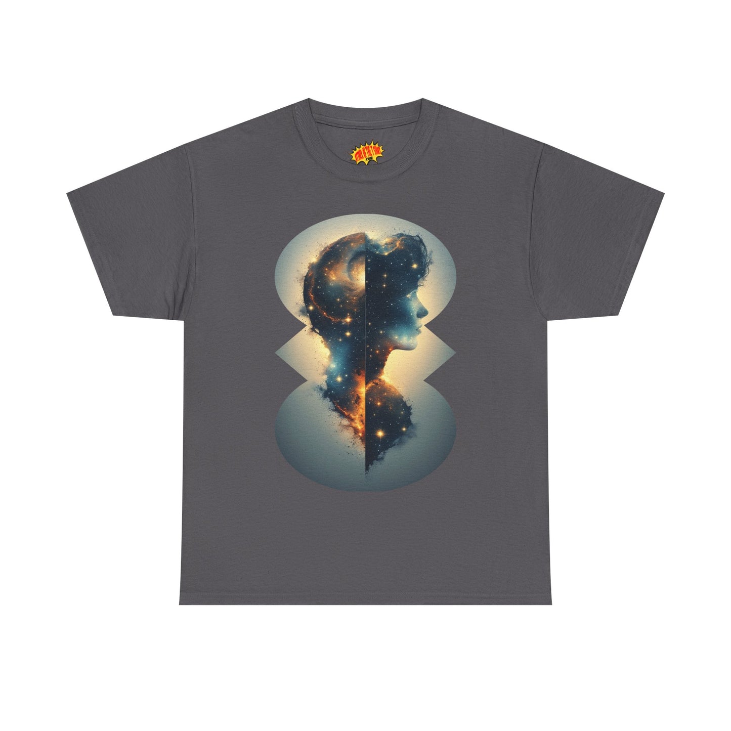 Cosmic Silhouette Galaxy Graphic Art Tee Shirt *Multiple Colors*