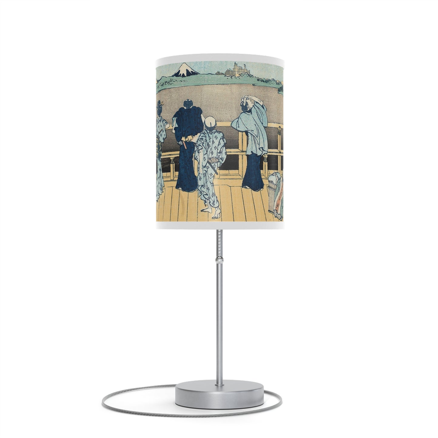 The Sazai Hall by Hokusai Japanese Lamp