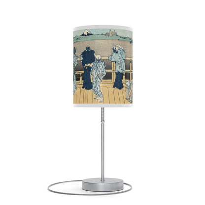 The Sazai Hall by Hokusai Japanese Lamp