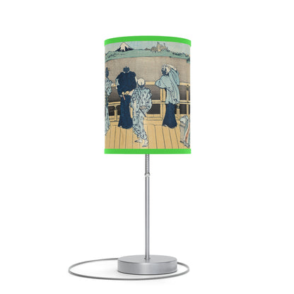 The Sazai Hall by Hokusai Japanese Lamp