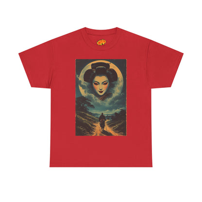 Walking Samurai w/Geisha Moon T-Shirt