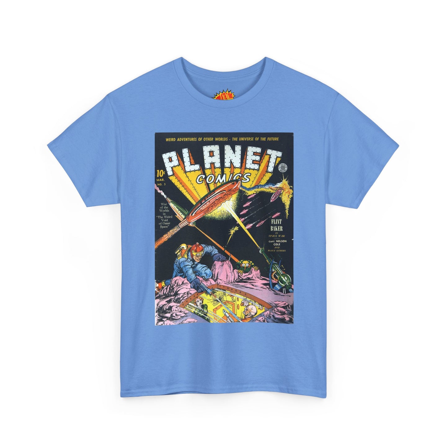 Planet Comics #3 - Heavy Cotton Tee *Light Colors*