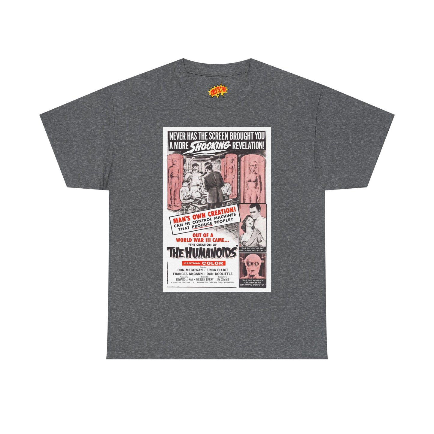 The Creation of the Humanoids Movie Poster T-Shirt *Multiple Colors*