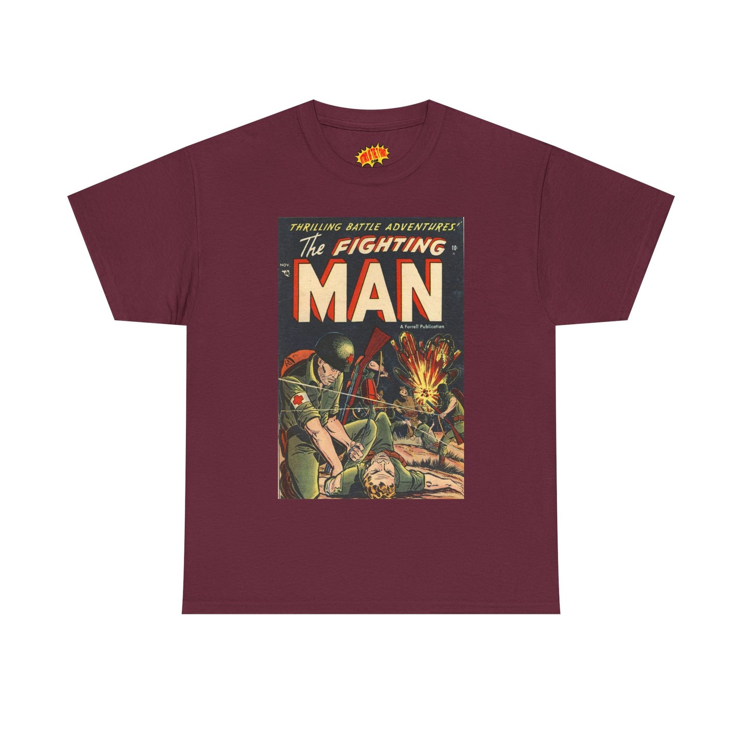 The Fighting Man November Comic Tee Shirt *Multiple Colors*