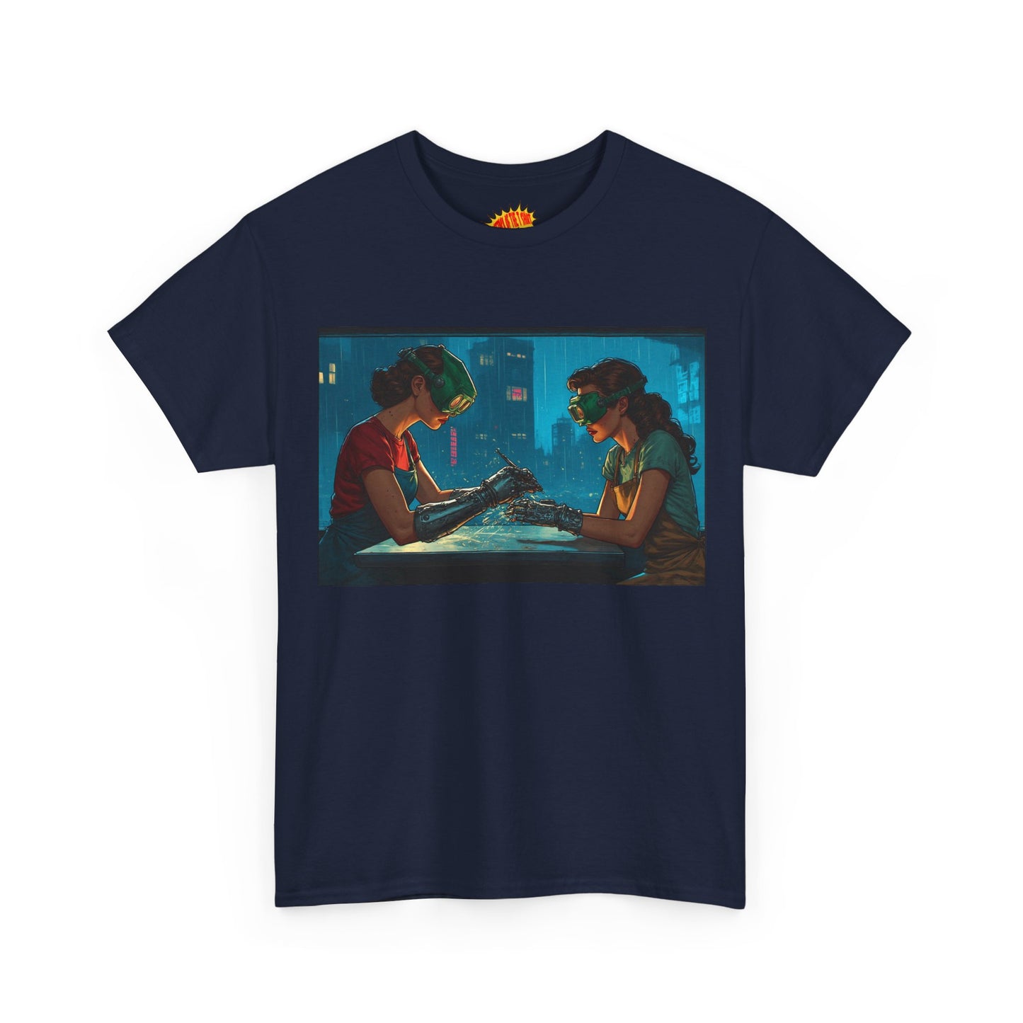 Cyberpunk Cyborg Hand Repair Scene T-Shirt *Multiple Colors*