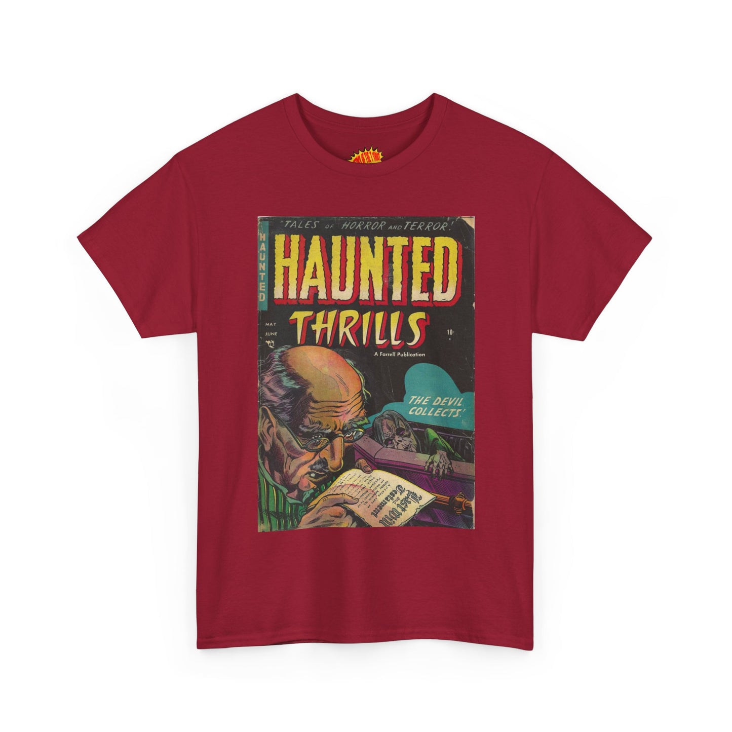 Haunted Thrills May - June Comic Tee Shirt *Multiple Colors*