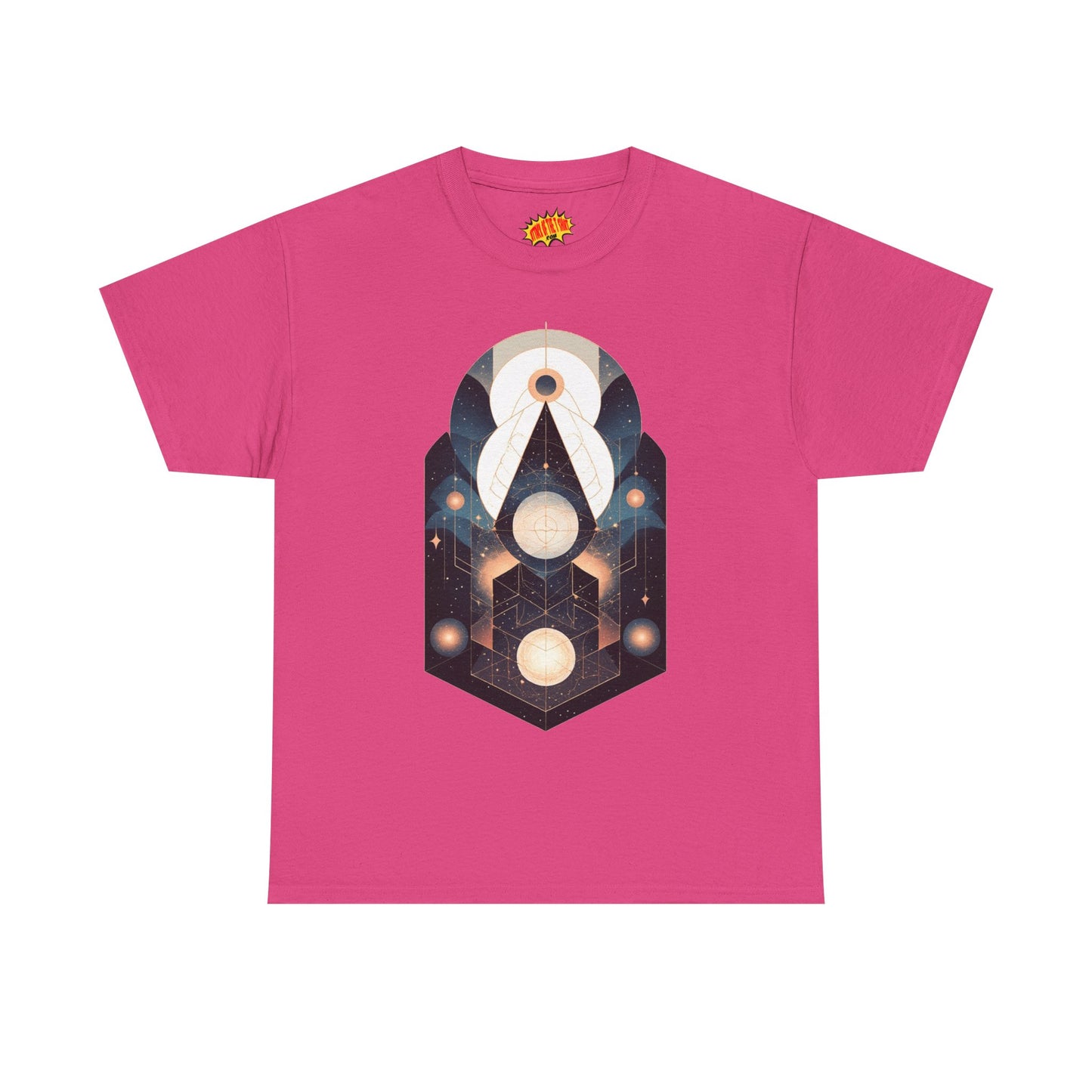 Geometric Space Art Pattern Graphic Tee Shirt *Multiple Colors*