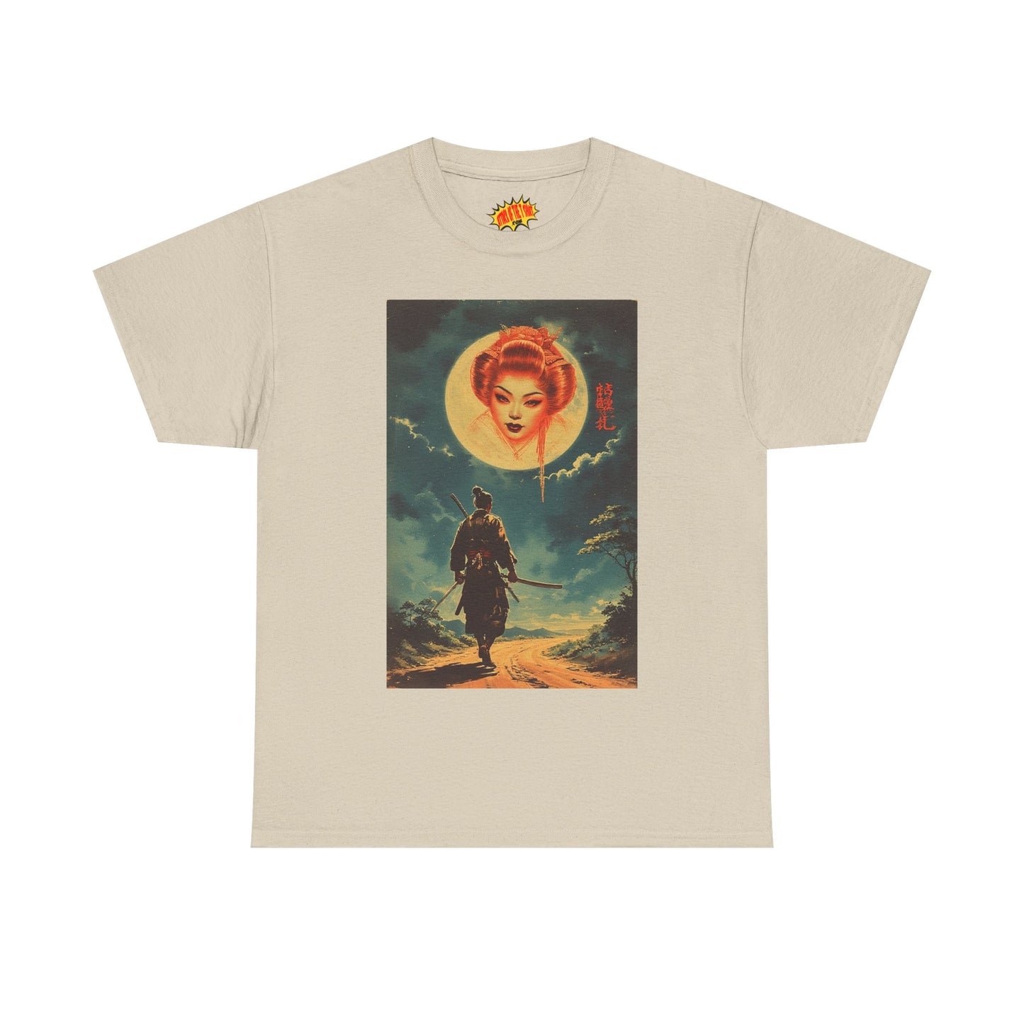 Walking Samurai w/Blood Moon Woman T-Shirt *Multiple Colors*