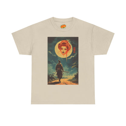 Walking Samurai w/Blood Moon Woman T-Shirt