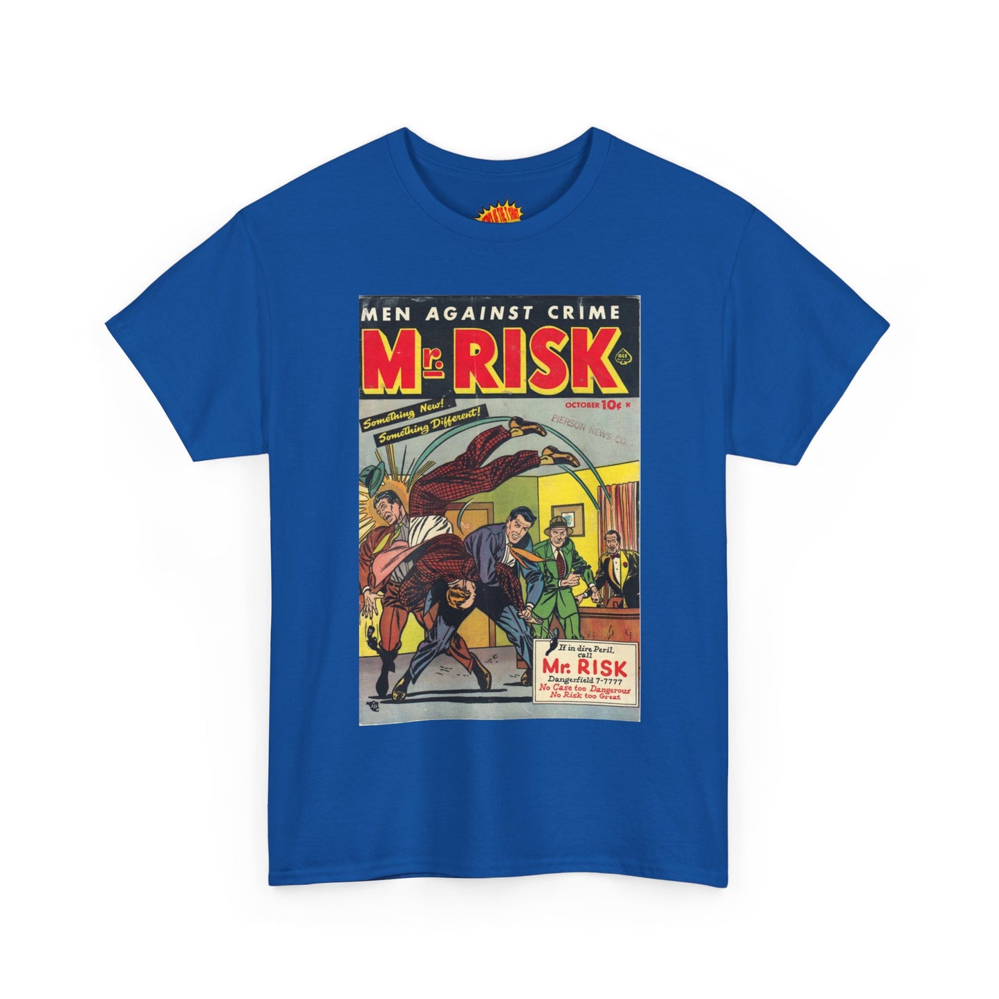 Mr. Risk October Comic Tee Shirt *Multiple Colors*