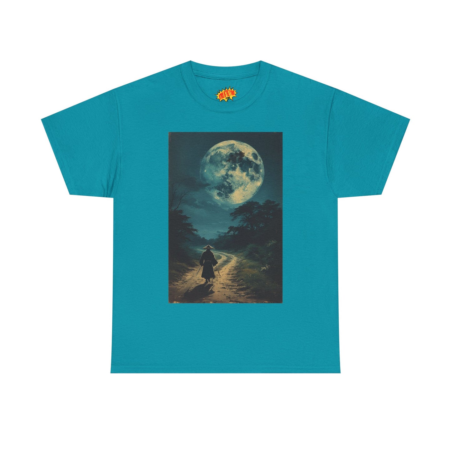 Walking Samurai w/Full Moon T-Shirt *Multiple Colors*