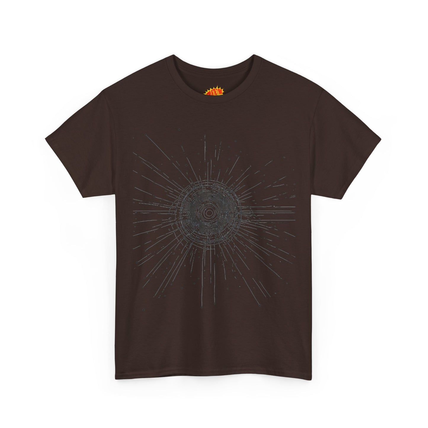 Circle Line Drawing Graphic Art Tee Shirt *Multiple Colors*