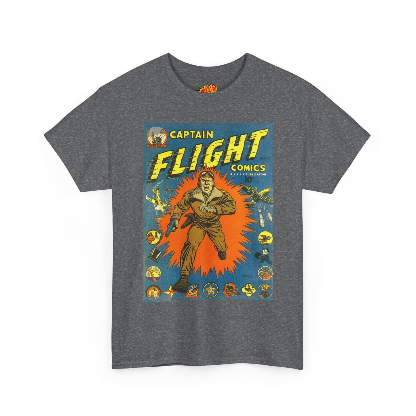 Captain Flight May Comic Tee Shirt *Multiple Colors*