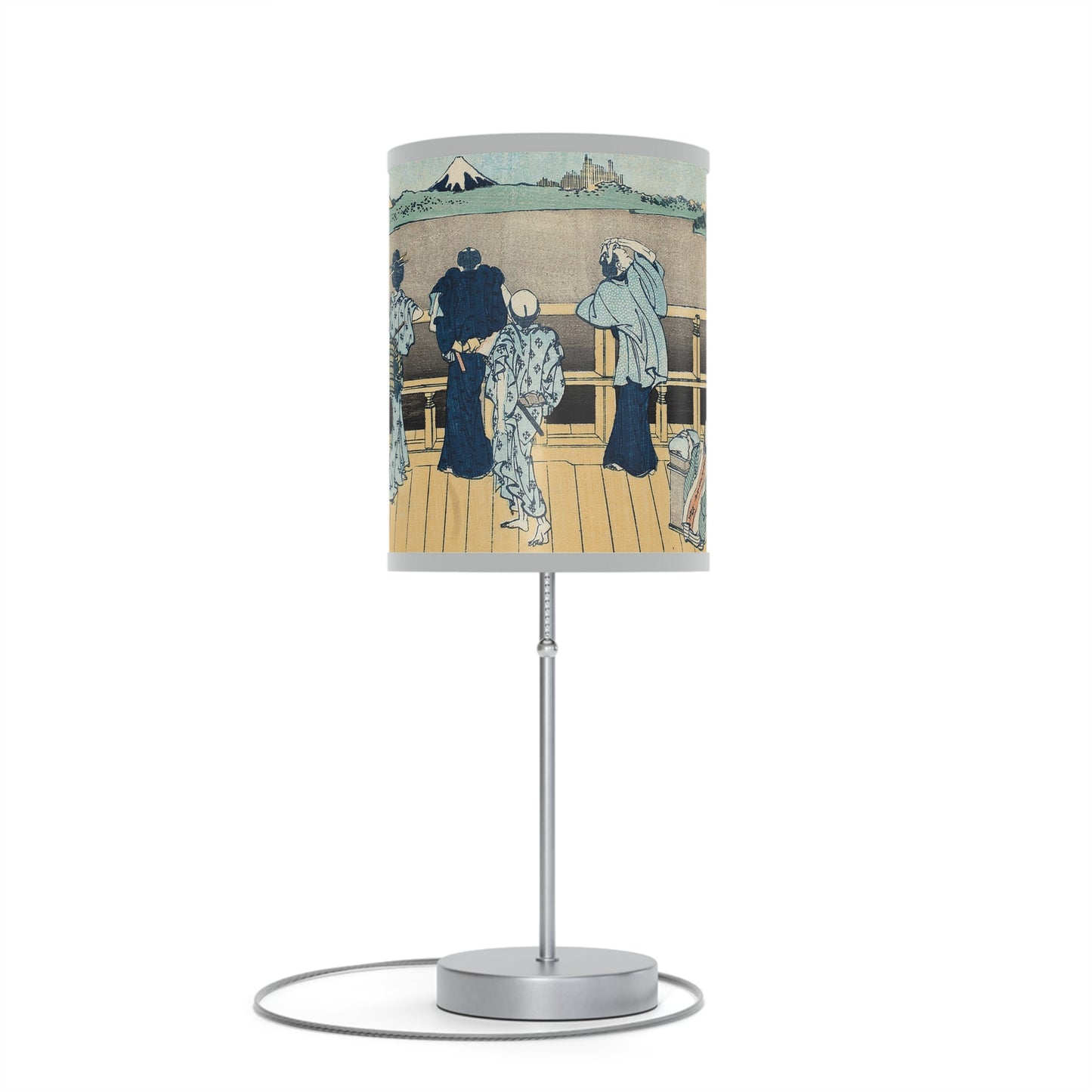 The Sazai Hall by Hokusai Japanese Lamp