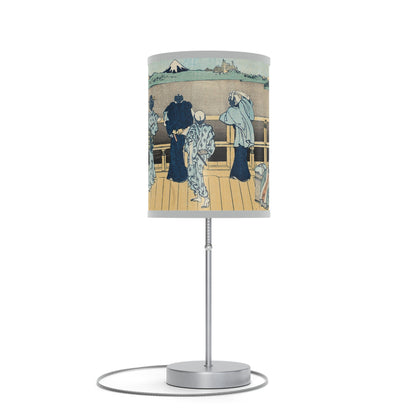 The Sazai Hall by Hokusai Japanese Lamp