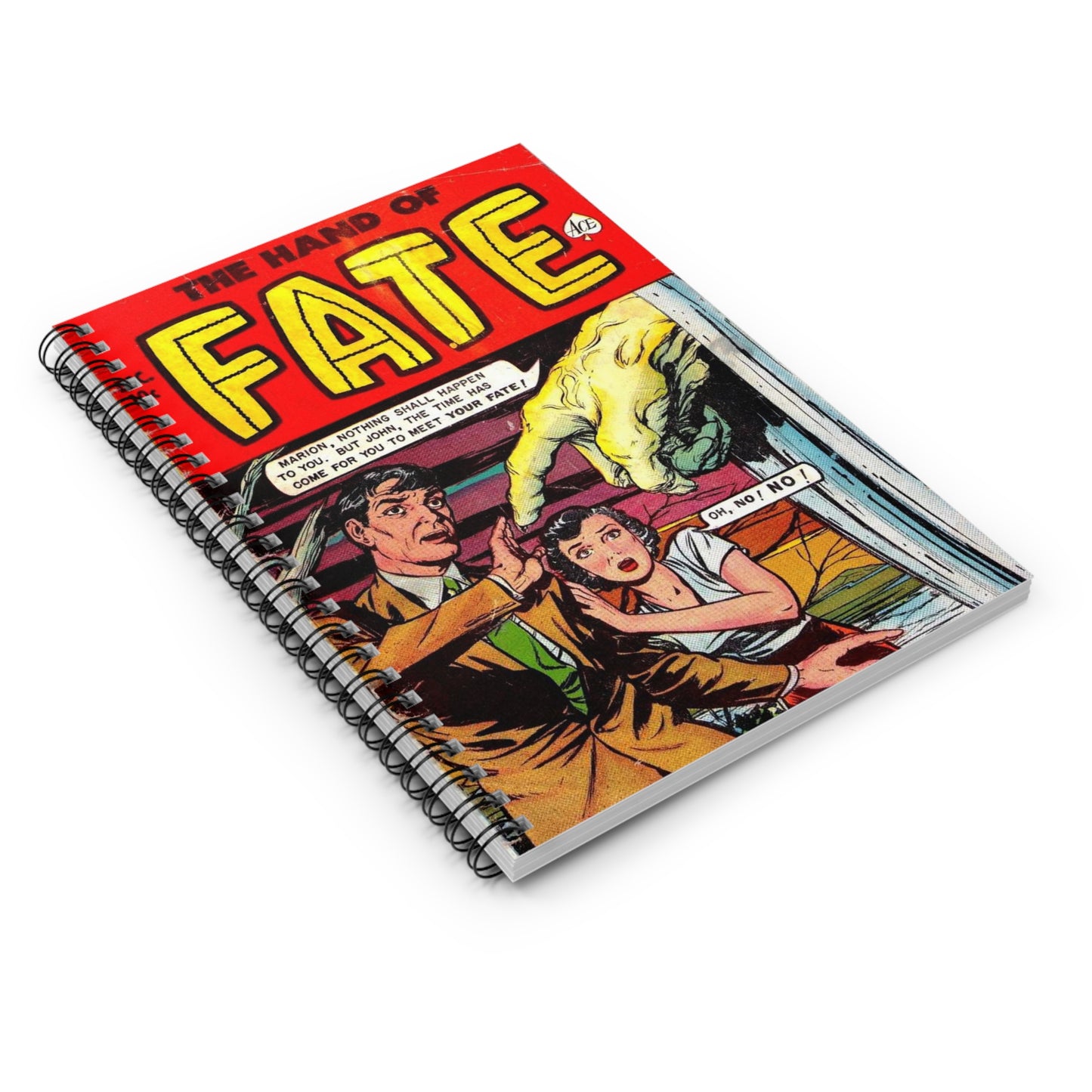The Hand of Fate Dec. Comic Book Cover Notebook