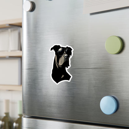 Dog with Sunglasses Durable Vinyl Decal Sticker