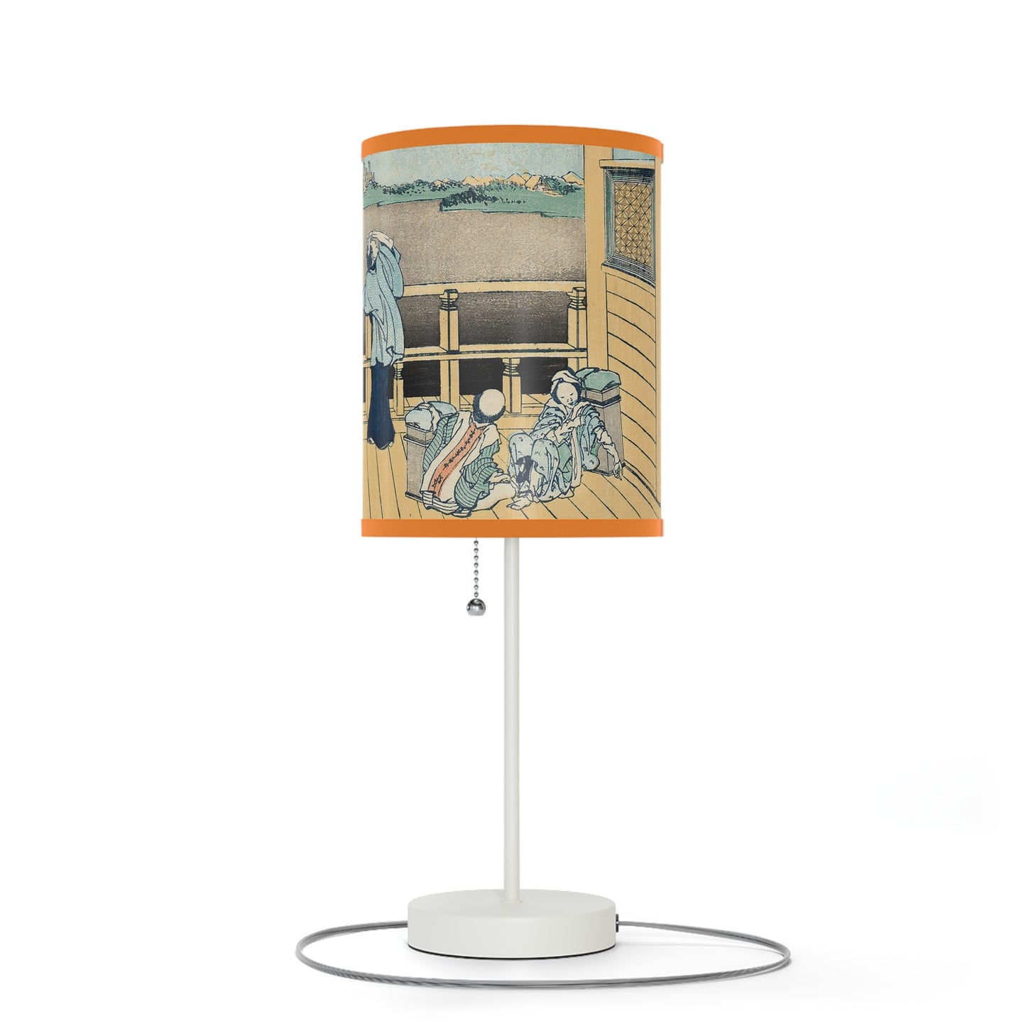 The Sazai Hall by Hokusai Japanese Lamp
