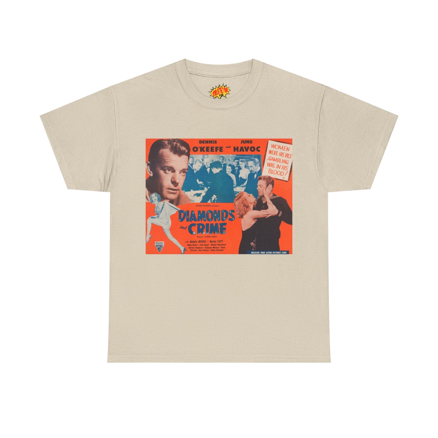 Diamonds and Crime Movie Poster T-Shirt *Multiple Colors*