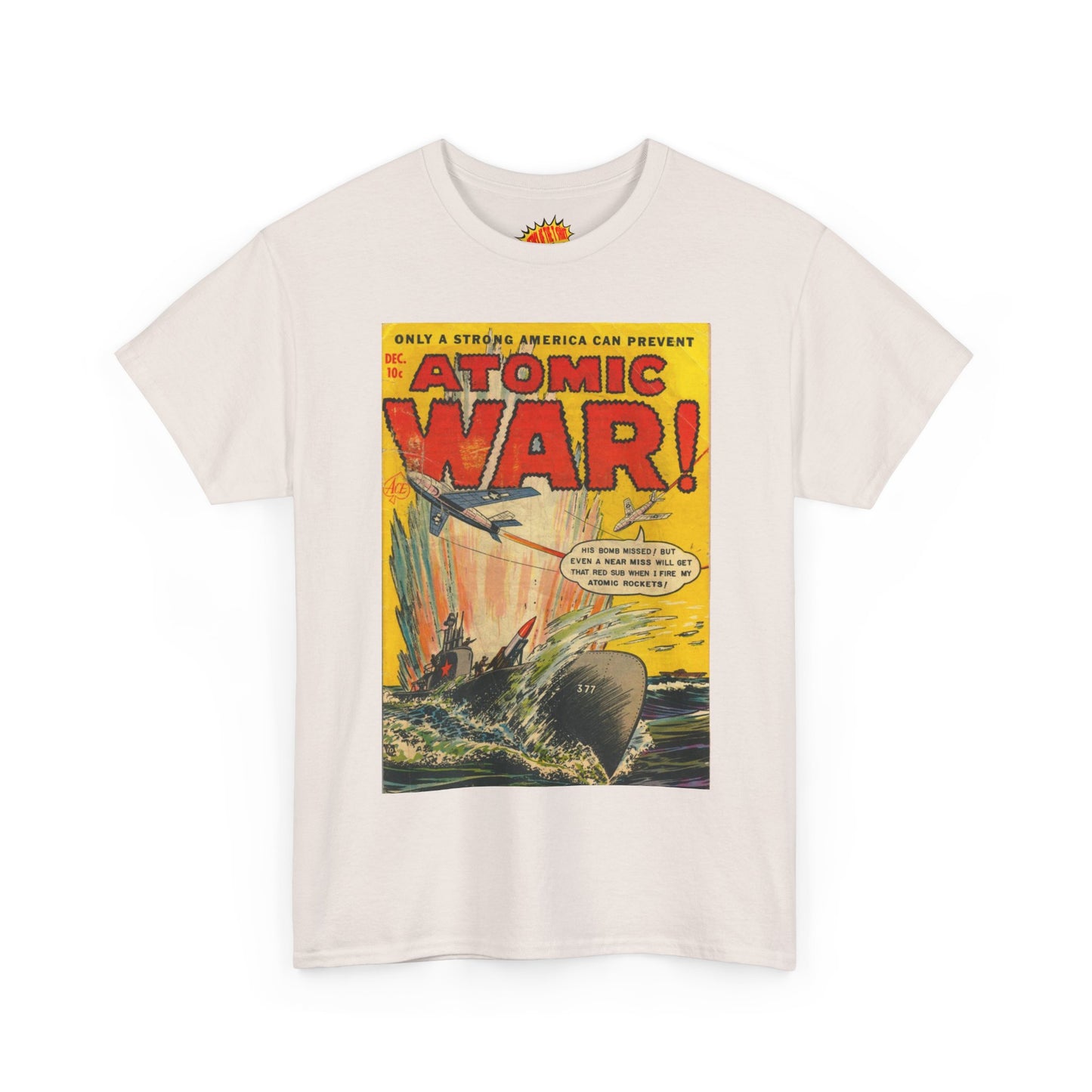 Atomic War Dec. Comic Tee Shirt *Multiple Colors*