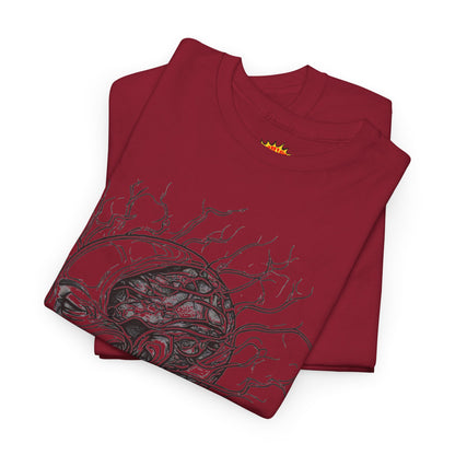 Anatomy Line Drawing Face Graphic Art Tee Shirt