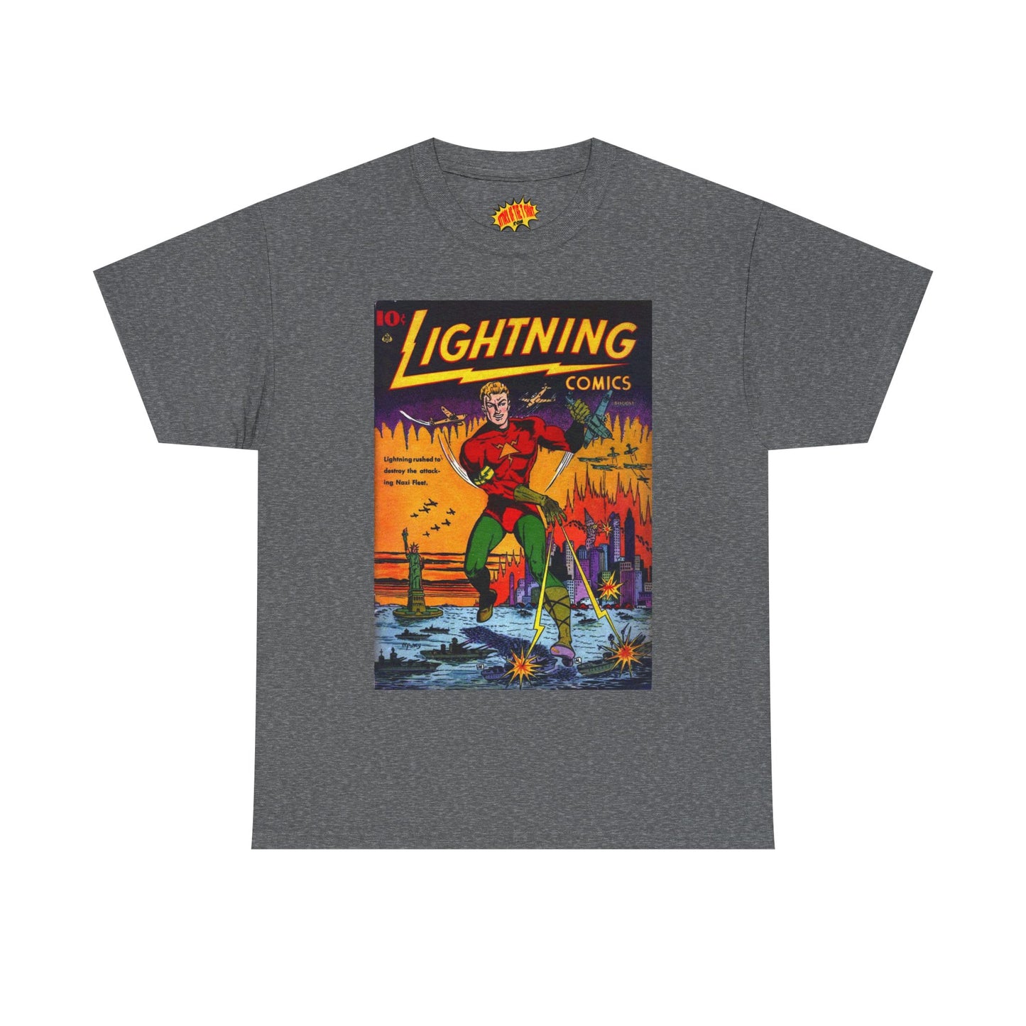 Lightning Comics August Comic Tee Shirt *Multiple Colors*