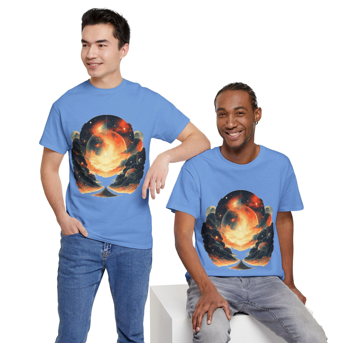 Moonscape w/Clouds Graphic Tee Shirt