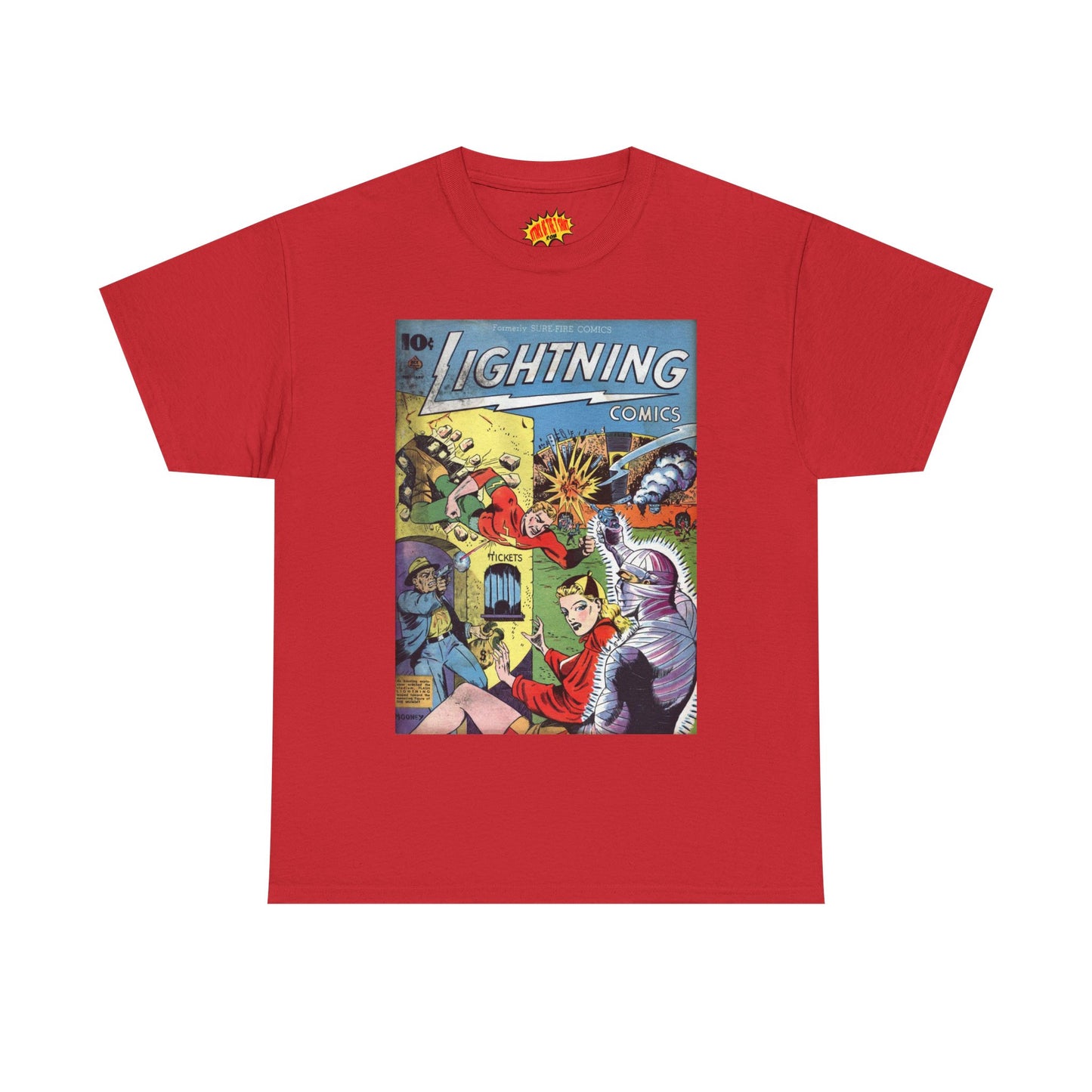 Lightning Comics February Comic Tee Shirt *Multiple Colors*
