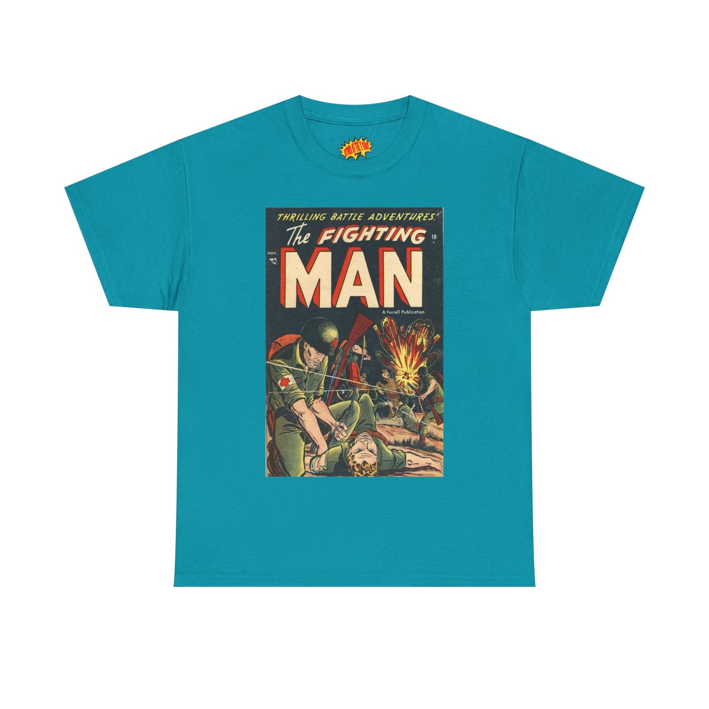 The Fighting Man November Comic Tee Shirt *Multiple Colors*
