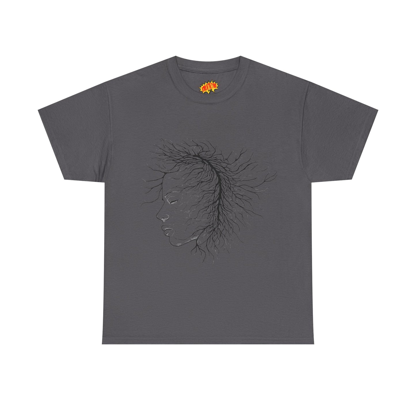 Capillary Face Line Drawing Graphic Art Tee Shirt *Multiple Colors*