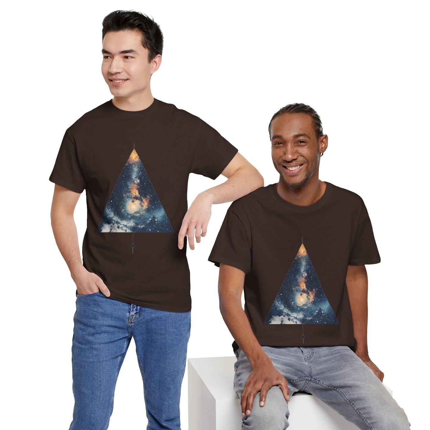Triangle Nebula Graphic Space Art Tee Shirt *Multiple Colors*