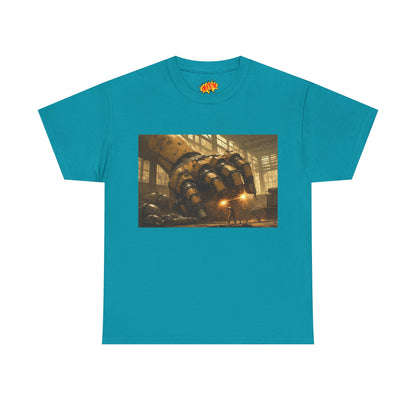 Anime Factory w/Welder & Mech Robot Hand T-Shirt