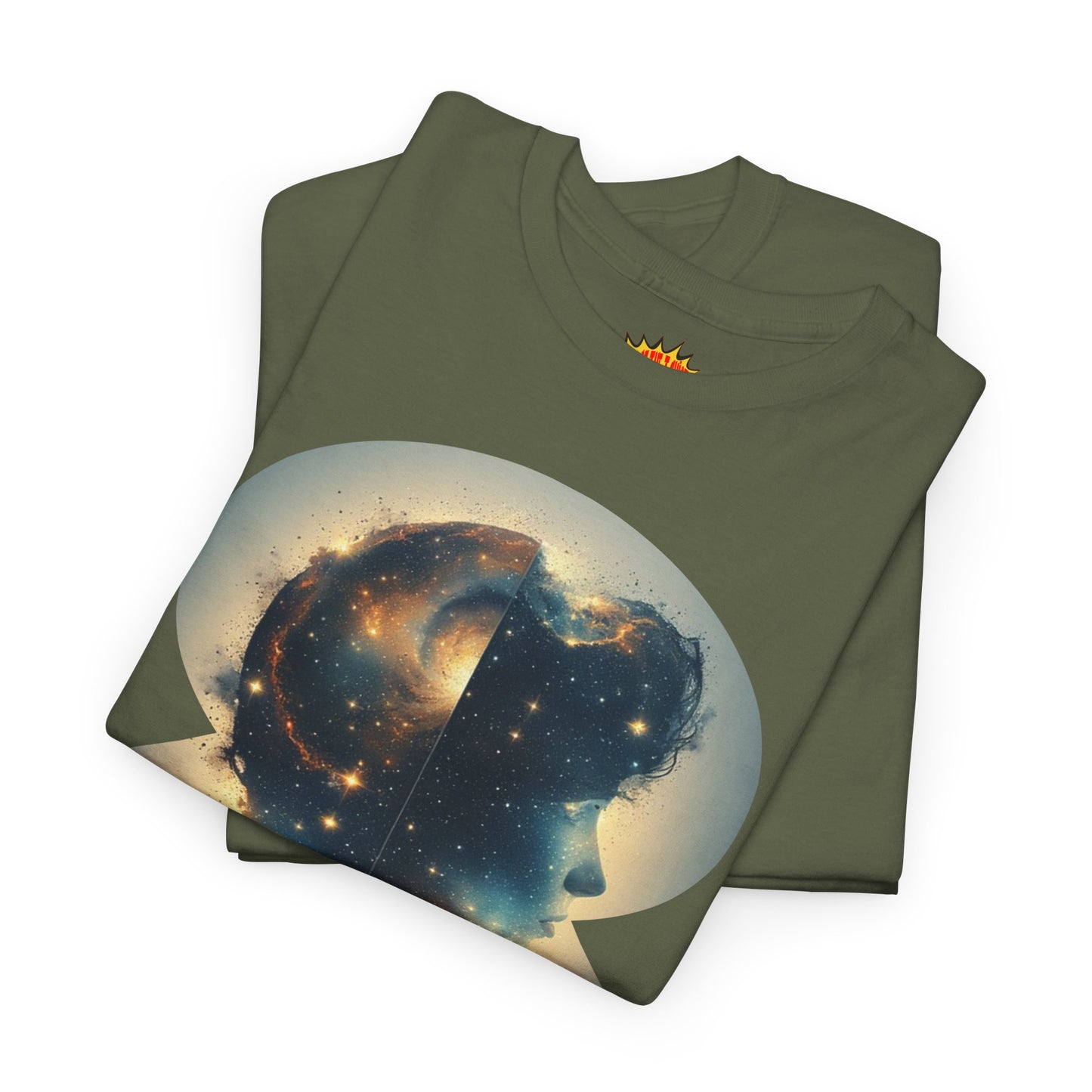Cosmic Silhouette Galaxy Graphic Art Tee Shirt *Multiple Colors*