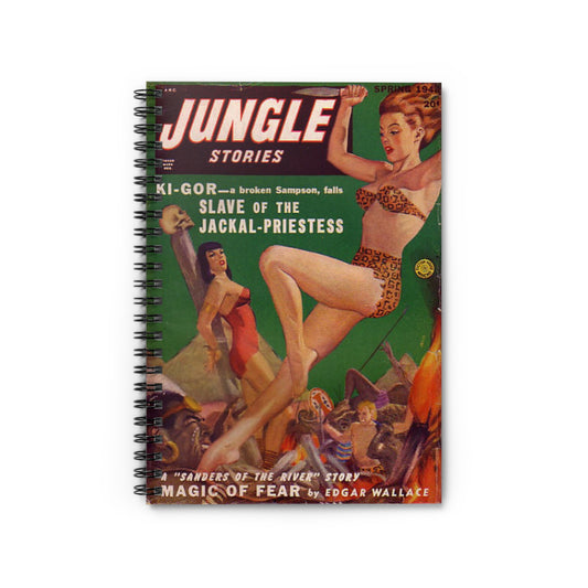 Jungle Stories Spring Comic Book Cover Notebook