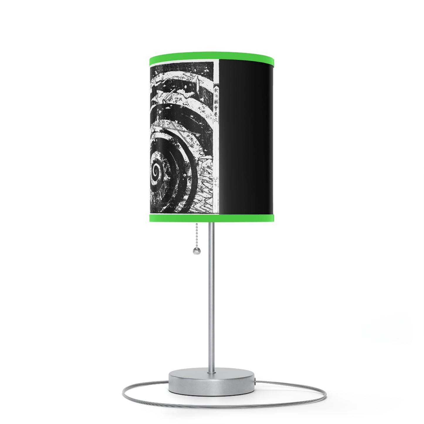Destruction by Hokusai Japanese Woodcut Lamp