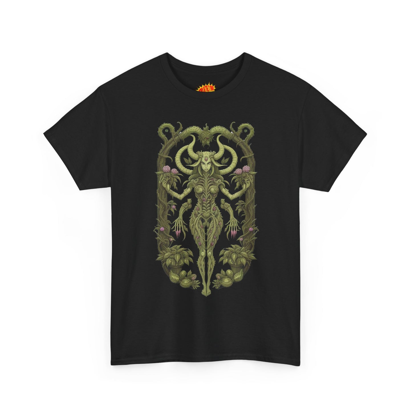 Dryad Flower Succubus Heavy Cotton Forest Dweller Tee Shirt *Multiple Colors*
