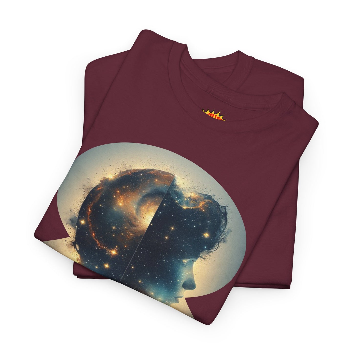 Cosmic Silhouette Galaxy Graphic Art Tee Shirt *Multiple Colors*