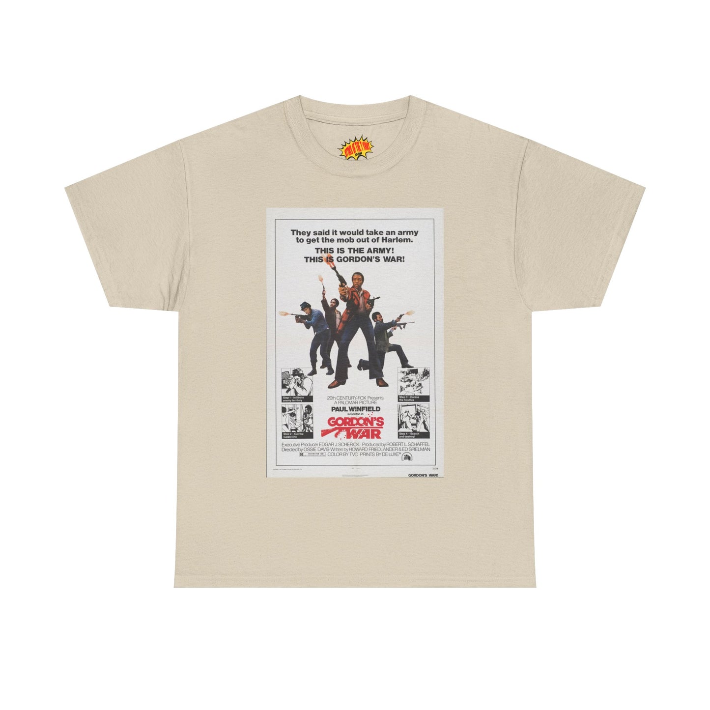 Gordon's War Movie Poster T-Shirt *Multiple Colors*
